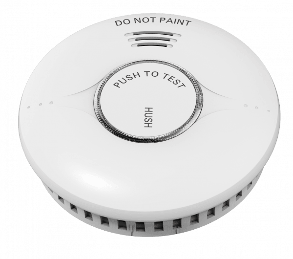 Emerald Photoelectric Wireless Interconnected Smoke Alarm, 6 Pack with Bonus Remote Control - The Smoke Alarm Store