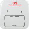 Red Square Alarm Module Red Professional Smoke Alarm Photoelectric Interconnected 10 Pack & 2 ...