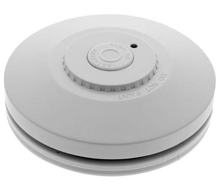 Red Smoke Alarms Wireless Interconnected Photoelectric Smoke Alarm 8 Pack with Bonus Remote Control - The Smoke Alarm Store