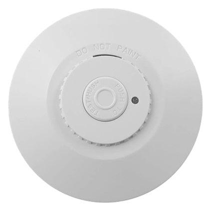 Red Smoke Alarms Wireless Interconnected Photoelectric Smoke Alarm 8 Pack with Bonus Remote Control - The Smoke Alarm Store